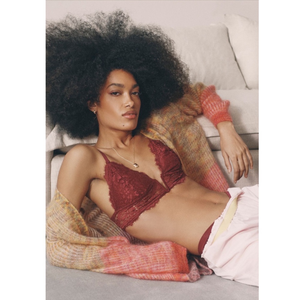 Anthropologie Livenza Mist Triangle Bra NEW Valentine’s Day